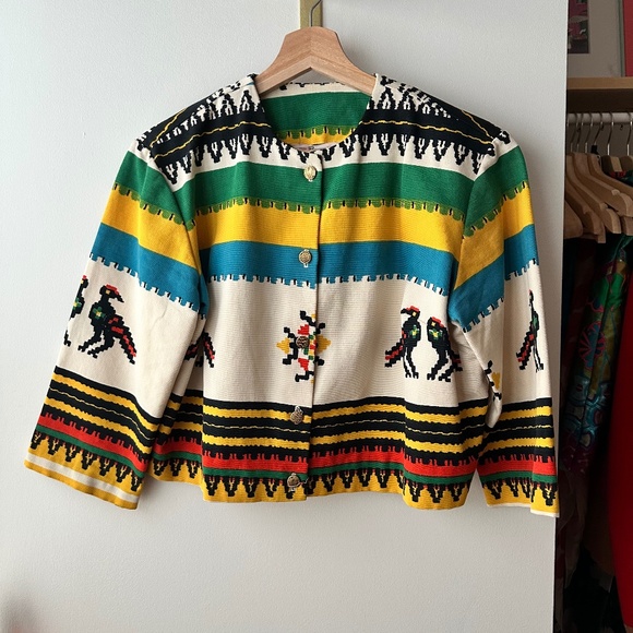 Vintage 1960’s Cropped Jacket - Size M - Picture 1 of 4